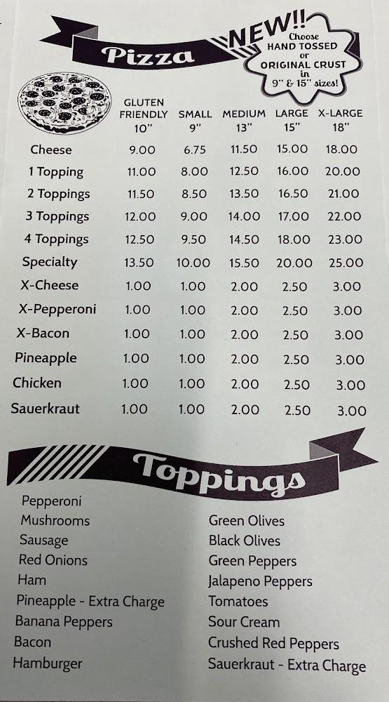 Pop's Pizza Parlor Menu image 3